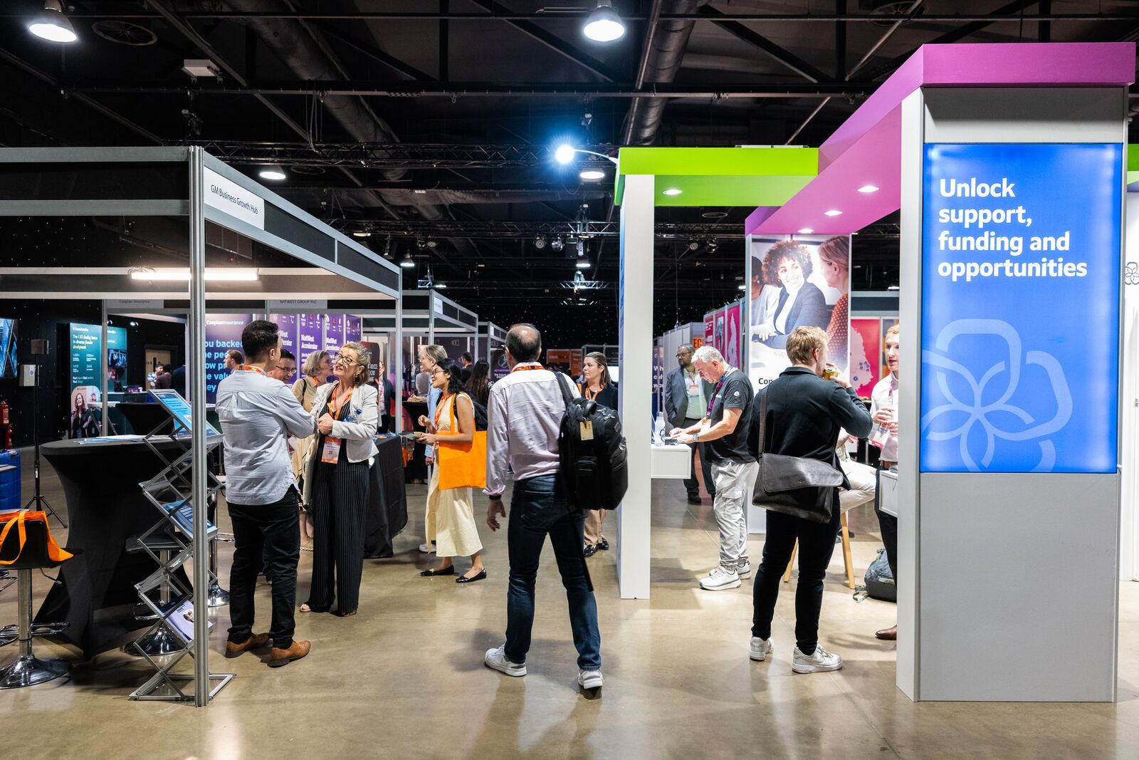 The expo floor as the doors open